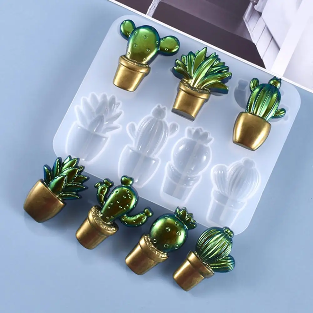 Hot Sales!!! 3D Cactus Mould Non-stick Handmade Silicone Translucent Epoxy Resin Mold for DIY Crafts
Hot Sales!!! 3D Cactus Mould Non-stick Handmade Silicone Translucent Epoxy Resin Mold for DIY Crafts