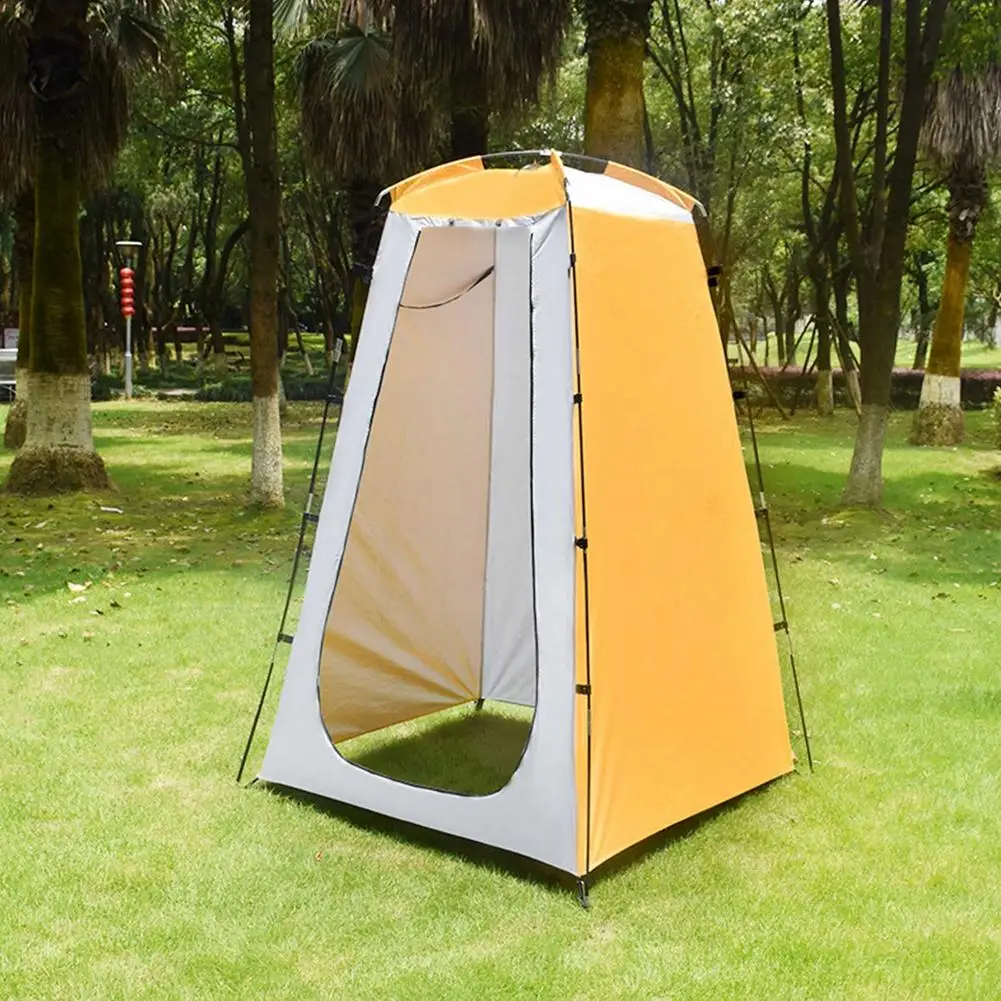 

Outdoor Shower Tent Portable Camping Bath Tent Changing Room Privacy Tent Waterproof Sun-Shading Instant Shelter For Camping
