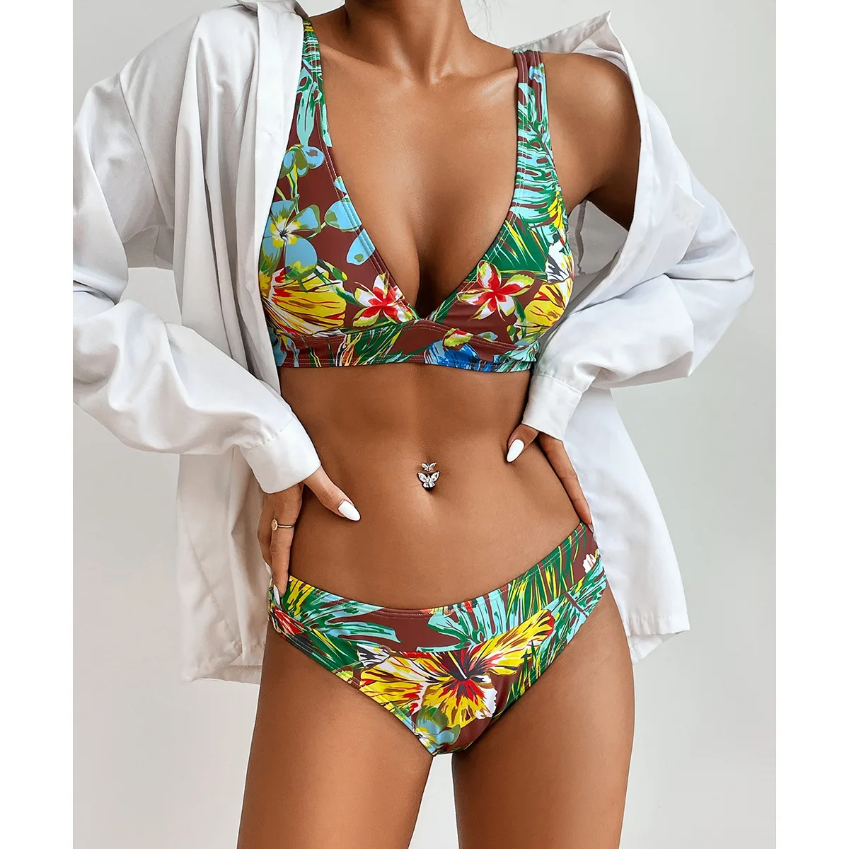 Простой женский цветочный купальник 2022, комплект бикини с пуш-ап воланом, женский купальник
Простой женский цветочный купальник 2022, комплект бикини с пуш-ап воланом, женский купальник