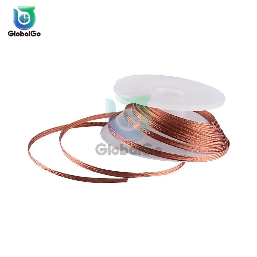 1.5mm 2mm 2.5mm 3mm 3.5mm Width 1.5M Length Desoldering Braid Welding Solder Remover Wick Wire Lead Cord Flux BGA Repair Tool
1.5mm 2mm 2.5mm 3mm 3.5mm Width 1.5M Length Desoldering Braid Welding Solder Remover Wick Wire Lead Cord Flux BGA Repair Tool