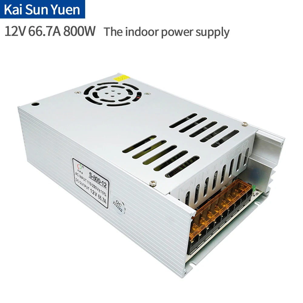 Centralized Lighting Transformer AC220V To DC12V66.7A800W Light With Light Strip Monitoring All Aluminum Case
Centralized Lighting Transformer AC220V To DC12V66.7A800W Light With Light Strip Monitoring All Aluminum Case