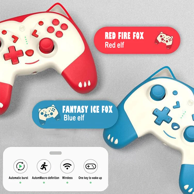 Wireless Bluetooth Switch Gamepad Controller Multifunction Cartoon Animals NS Pro Gaming Handle For Nintendo Switch Accessories 
Wireless Bluetooth Switch Gamepad Controller Multifunction Cartoon Animals NS Pro Gaming Handle For Nintendo Switch Accessories