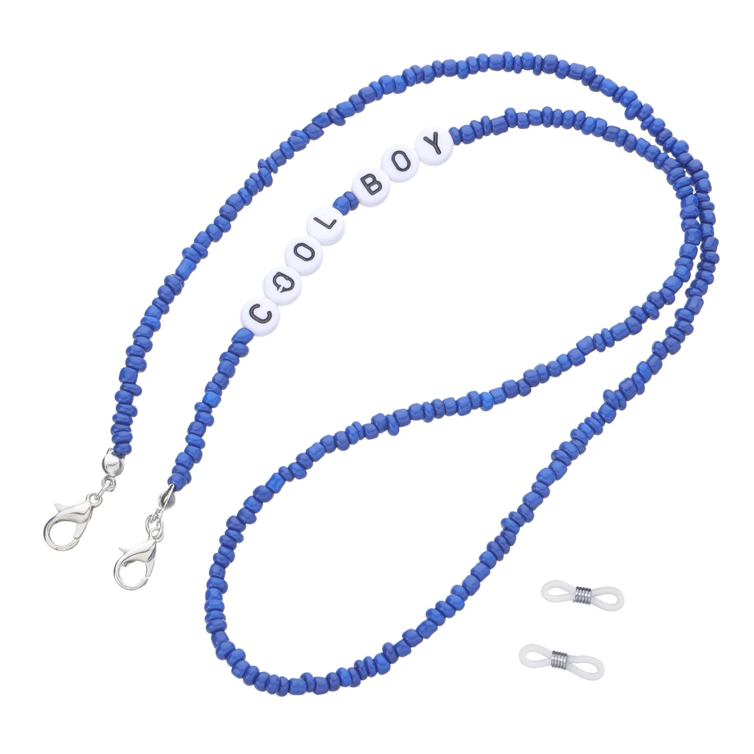 2021 Fashion Letter Rice Beads Sunglasses Chain Mask Lanyard Bohemian Non-slip Glasses Frame Neck Mask Chain Jewelry for Women
2021 Fashion Letter Rice Beads Sunglasses Chain Mask Lanyard Bohemian Non-slip Glasses Frame Neck Mask Chain Jewelry for Women