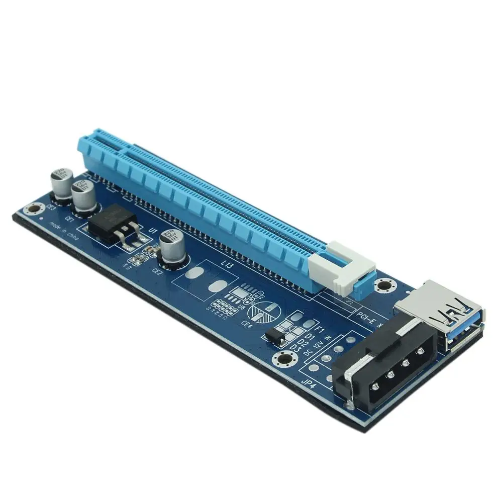 4Pin PCI-E 1X to 16X BTC Mining Extender Graphic Riser Card Adapter Cable for Bitcoin Miner
4Pin PCI-E 1X to 16X BTC Mining Extender Graphic Riser Card Adapter Cable for Bitcoin Miner