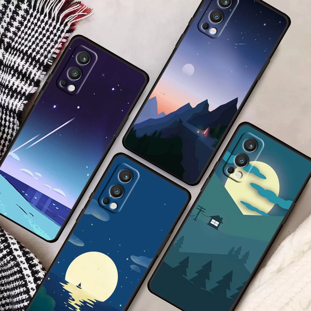 Night scene moon For OnePlus Nord 2 CE N10 N100 5G 9R 9 7T 8 8T 7 Pro 6T 5T Silicone Soft Black Phone Case
Night scene moon For OnePlus Nord 2 CE N10 N100 5G 9R 9 7T 8 8T 7 Pro 6T 5T Silicone Soft Black Phone Case