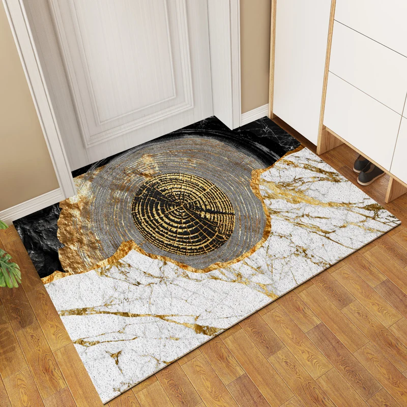 Creativity Annual ring DIY highend wireng floor mat light luxury doormat hall step on the foot pad easy to clean durable cushion
Creativity Annual ring DIY highend wireng floor mat light luxury doormat hall step on the foot pad easy to clean durable cushion
