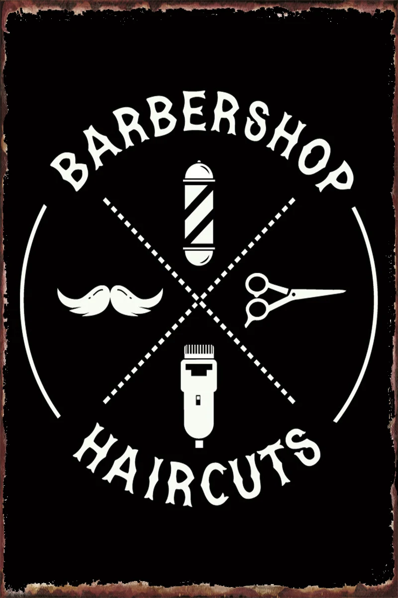 Vintage Barbershop Sign Wall Decor Room Decoration Retro Vintage Metal Sign Tin Sign Tin Plates For Cafe Pub Home Club
Vintage Barbershop Sign Wall Decor Room Decoration Retro Vintage Metal Sign Tin Sign Tin Plates For Cafe Pub Home Club