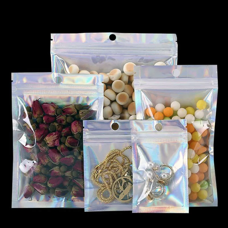 50Pcs/Lot Plastic Bag Aluminum Foil Hologram Food Pouch Small Water Proof Zipper Reclosable Pouches Zipper Storage Bags
50Pcs/Lot Plastic Bag Aluminum Foil Hologram Food Pouch Small Water Proof Zipper Reclosable Pouches Zipper Storage Bags