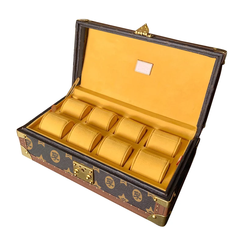 venvenli vvl Watch box Retro watch box storage box simple wooden household table portable mechanical watch box printed logo
venvenli vvl Watch box Retro watch box storage box simple wooden household table portable mechanical watch box printed logo