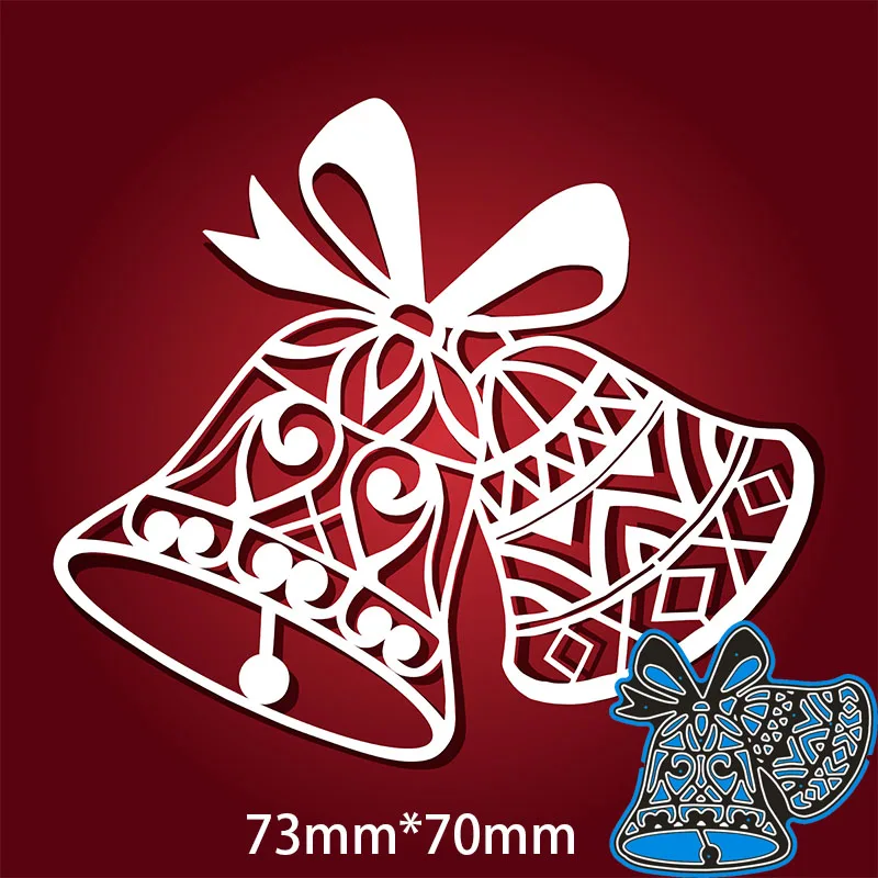 Metal Dies Christmas Bells for 2020 New Stencils DIY Scrapbooking Paper Cards Craft Making New Craft Decoration 73*70mm
Metal Dies Christmas Bells for 2020 New Stencils DIY Scrapbooking Paper Cards Craft Making New Craft Decoration 73*70mm
