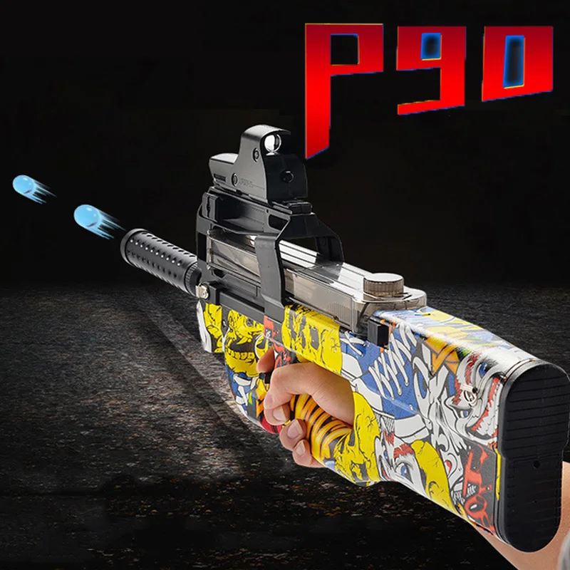 Новинка P90 Электрический бластер Orbiz игрушечные пистолеты 7 8 мм водяной гелевый