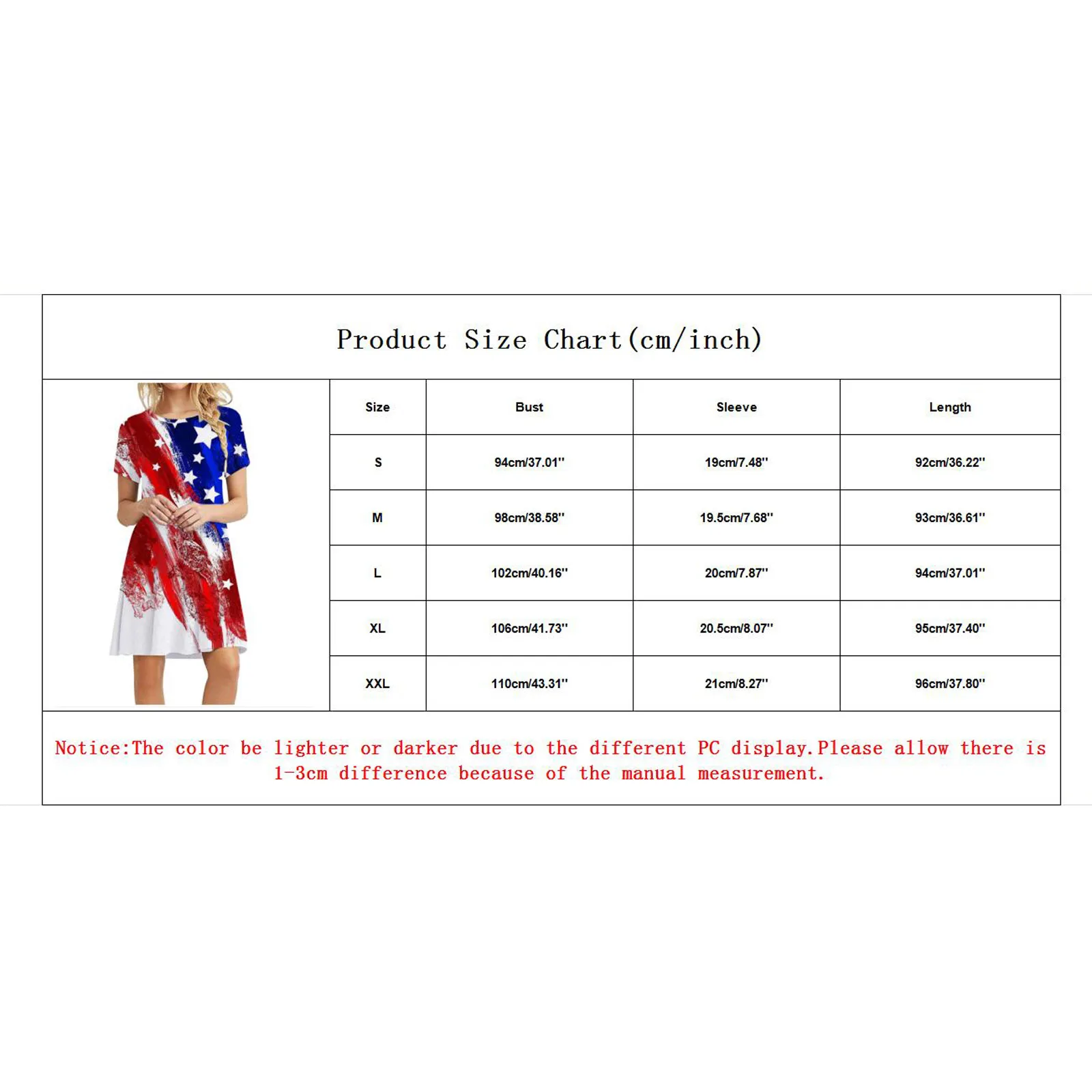 Women's Fashion O-Neck Short Sleeve Independence Day Print Dress Mini Dress summer dress vestido de mujer
Women's Fashion O-Neck Short Sleeve Independence Day Print Dress Mini Dress summer dress vestido de mujer