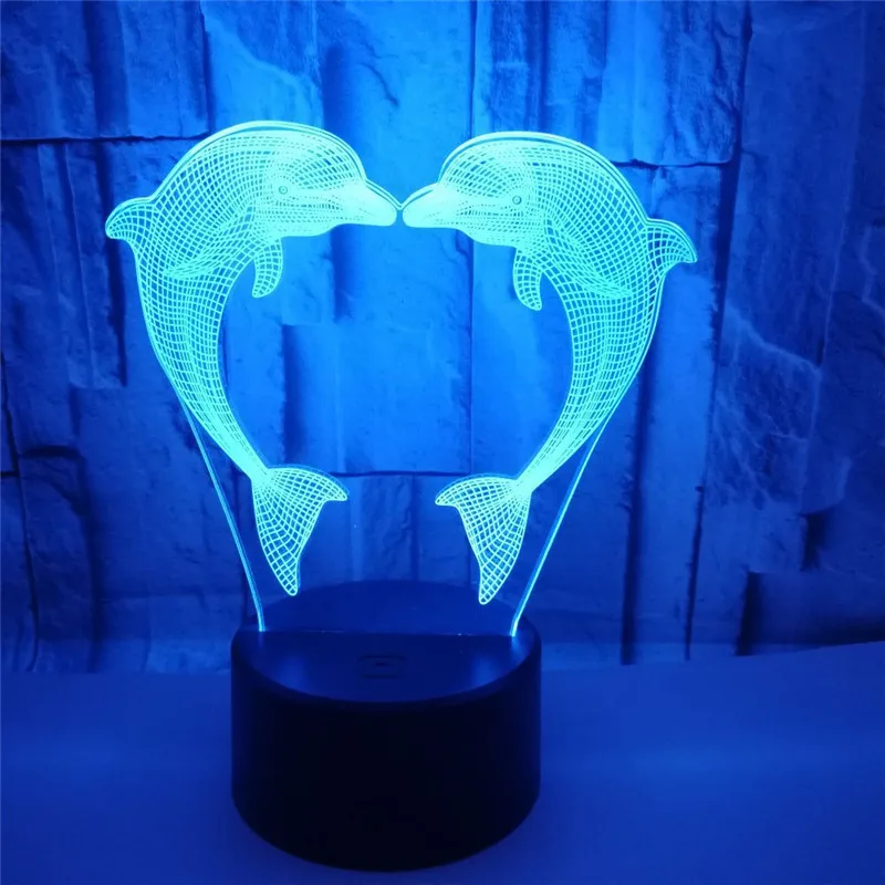 3D 7 Colors Changing Dolphin Night Light Touch Switch Table Lamp Kids Xmas Gift Bedside Home decoration
3D 7 Colors Changing Dolphin Night Light Touch Switch Table Lamp Kids Xmas Gift Bedside Home decoration