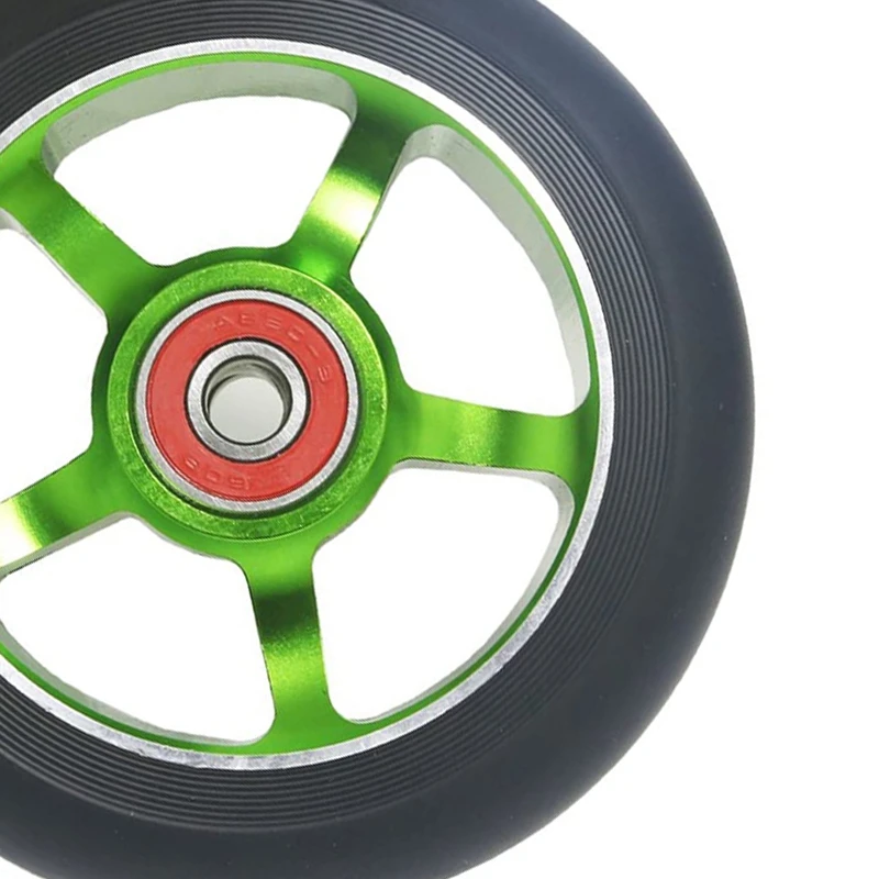 2Pcs 100mm Scooter Replacement Wheels with Bearings Aluminum Wear-Resistant PU Scooter Parts Scooter Accessories
2Pcs 100mm Scooter Replacement Wheels with Bearings Aluminum Wear-Resistant PU Scooter Parts Scooter Accessories
