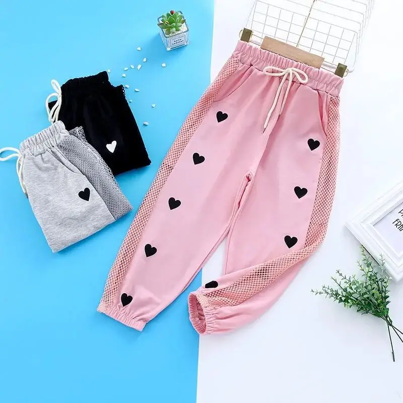 Girls Harem Pants Love Pattern Printing and Net Casual Pants 2021 New Summer Thin Section Breathable Loose Anti-Mosquito Pants
Girls Harem Pants Love Pattern Printing and Net Casual Pants 2021 New Summer Thin Section Breathable Loose Anti-Mosquito Pants
