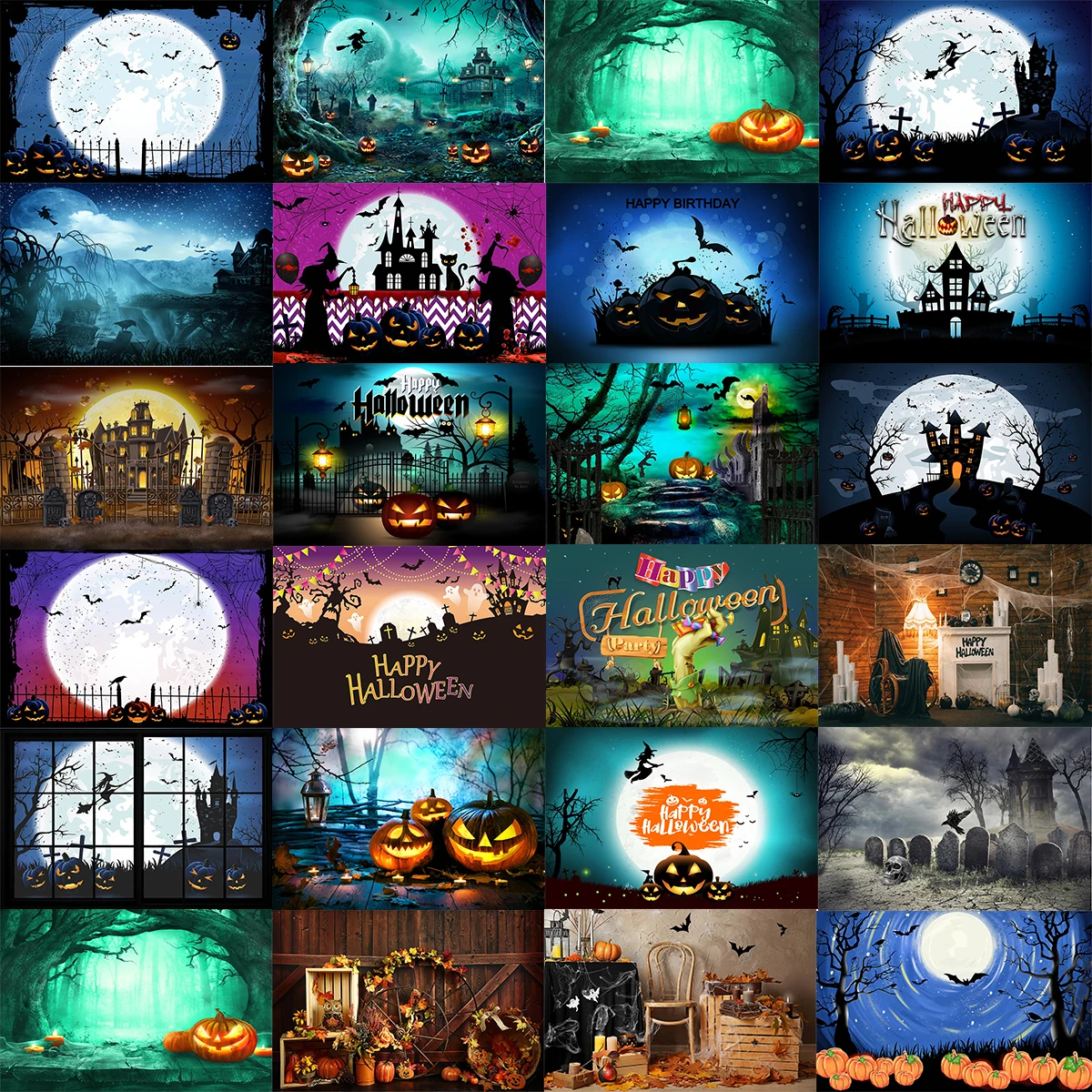 Halloween Party Night Photography Backdrop Ghost Pumpkin Child Birthday Festival Decor Props Background Kids Baby Photo Studio
Halloween Party Night Photography Backdrop Ghost Pumpkin Child Birthday Festival Decor Props Background Kids Baby Photo Studio