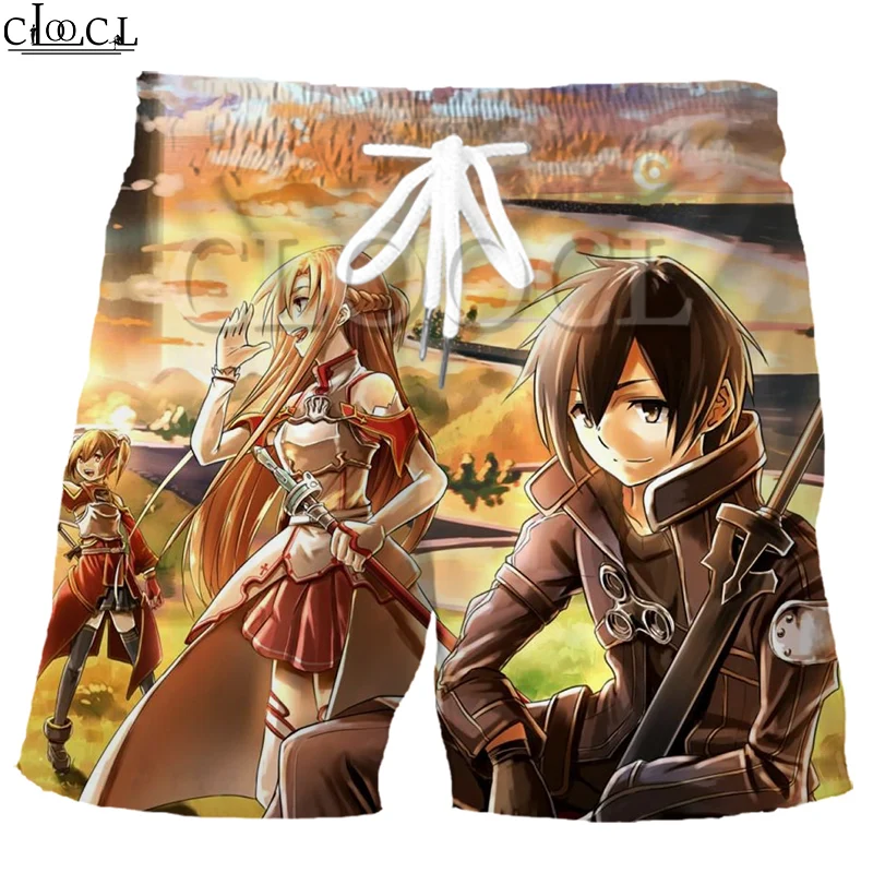 CLOOCL Japanese Anime Sword Art Online Fashion Shorts 3D Print Harajuku Elastic Waist Casual Short Pants
CLOOCL Japanese Anime Sword Art Online Fashion Shorts 3D Print Harajuku Elastic Waist Casual Short Pants