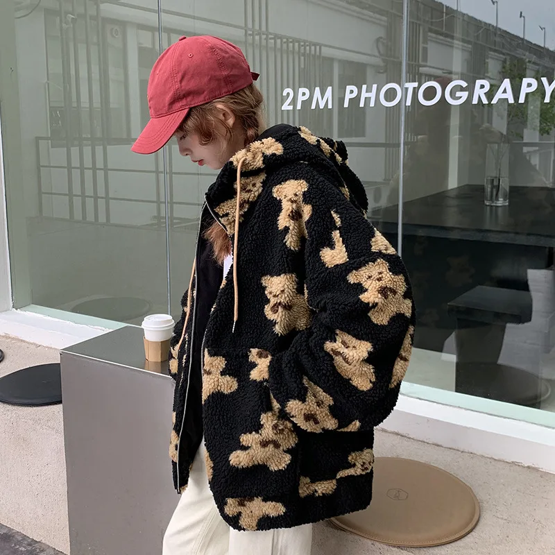 2021 Fashion Spring Womens Hoodies Cute Teddy Coat Women Harajuku Loose Kawaii Korean Sweatshirt Oversized New Hoodie Streetwear
2021 Fashion Spring Womens Hoodies Cute Teddy Coat Women Harajuku Loose Kawaii Korean Sweatshirt Oversized New Hoodie Streetwear