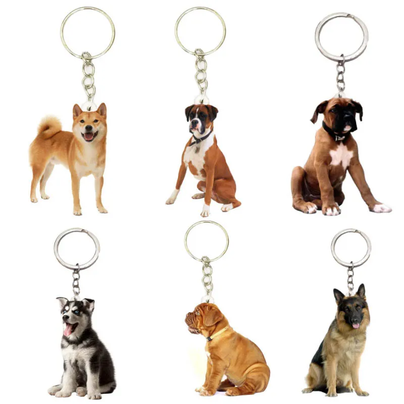 6pcs/lot Dog Acrylic Keyring Cute Animal Dogs Backpack Keychain Car Key Chain Ring Gifts for Him Purses Xmas Gift 2021
6pcs/lot Dog Acrylic Keyring Cute Animal Dogs Backpack Keychain Car Key Chain Ring Gifts for Him Purses Xmas Gift 2021