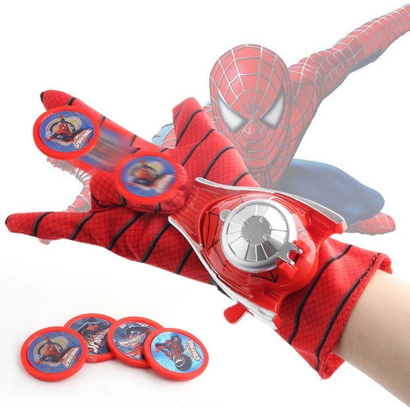 Игрушка Человек-паук Disney смешная игрушка для косплея Человека-паука перчатка