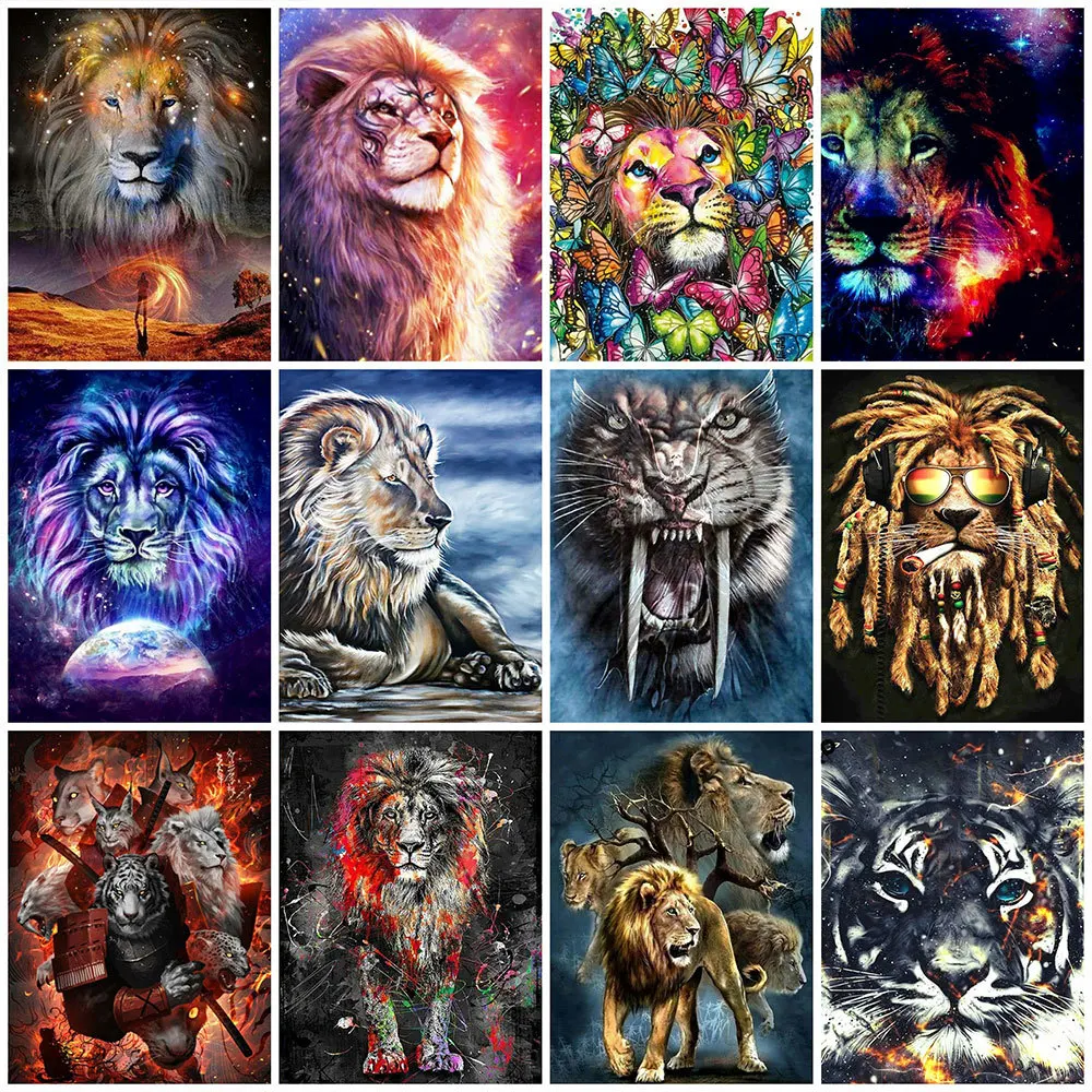 Momoart DIY Diamond Embroidery Lion 5D Diamond Painting Animal Needlework Mosaic Rhinestone Picture Cross Stitch Home Decor
Momoart DIY Diamond Embroidery Lion 5D Diamond Painting Animal Needlework Mosaic Rhinestone Picture Cross Stitch Home Decor