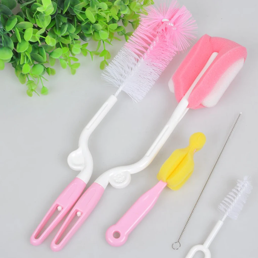 5pcs Baby Bottle Brush Children Pacifier Cleaning Brush Set Rotary Sponge Nylon Bristles Handle Brush Random Color
5pcs Baby Bottle Brush Children Pacifier Cleaning Brush Set Rotary Sponge Nylon Bristles Handle Brush Random Color