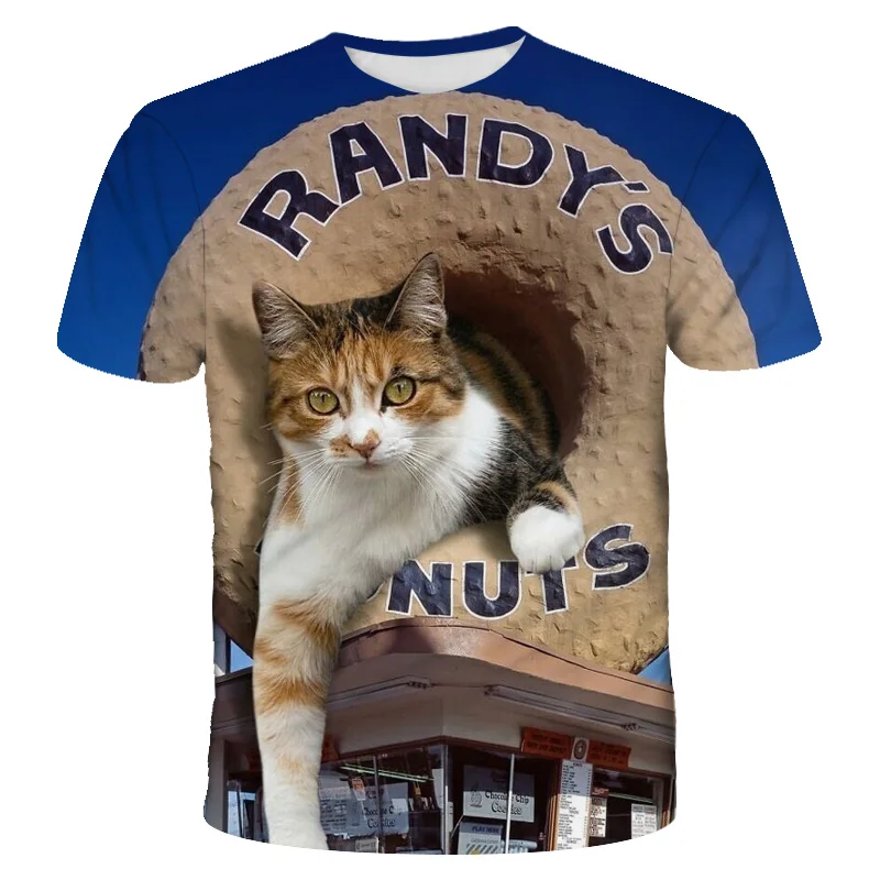 Cat Anime T-Shirt Oversized Children's Short Sleeve Cat 3D Print T-Shirts Boys Kids Boys Girls Tops Cat T-Shirt Summer Clothes
Cat Anime T-Shirt Oversized Children's Short Sleeve Cat 3D Print T-Shirts Boys Kids Boys Girls Tops Cat T-Shirt Summer Clothes