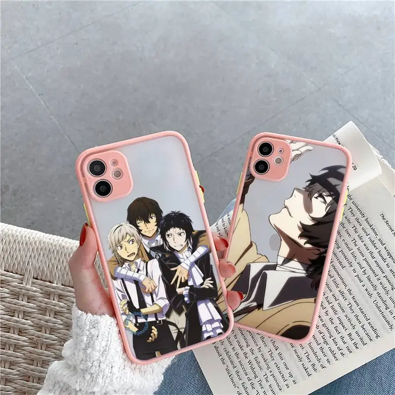 Japan anime bungou stray dogs Phone Case matte transparent For iphone 7 8 11 12 plus mini x xs xr pro max cover
Japan anime bungou stray dogs Phone Case matte transparent For iphone 7 8 11 12 plus mini x xs xr pro max cover