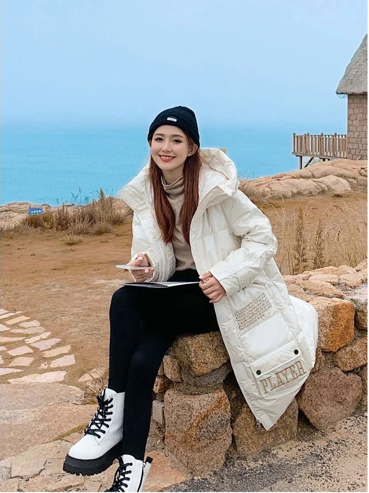 Женский пуховик средней и длины, белый утиный пух без стирки, Корейская утепленная куртка, новинка зимы 2021
Женский пуховик средней и длины, белый утиный пух без стирки, Корейская утепленная куртка, новинка зимы 2021