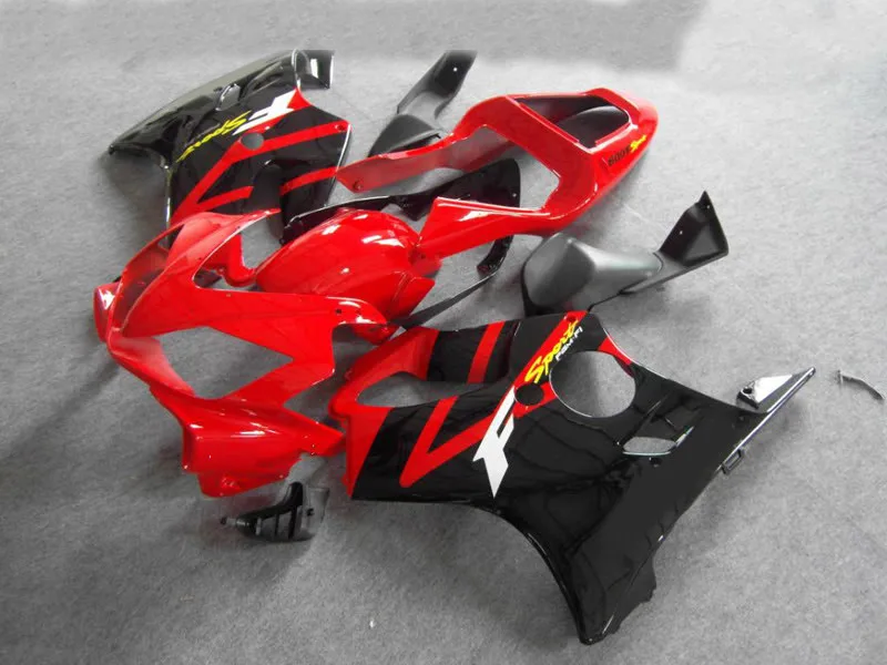 Комплект обтекателей под давлением для CBR600F4I 01 02 03 CBR600 F4I 2001 2002 2003 ABS красный черный