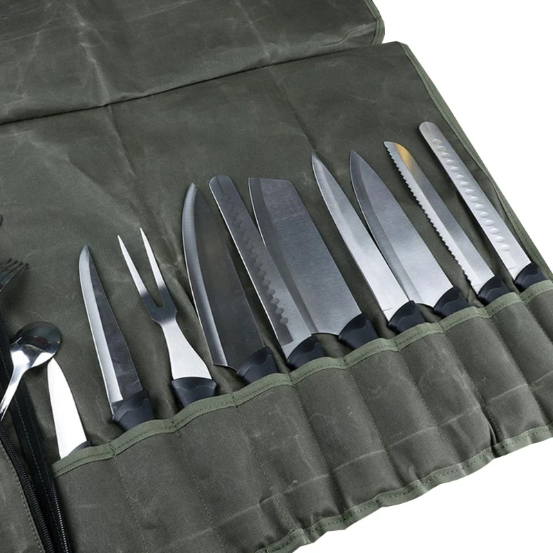Портативный Кухня Пособия по кулинарии шеф повара Ножи сумка для переноски сумки