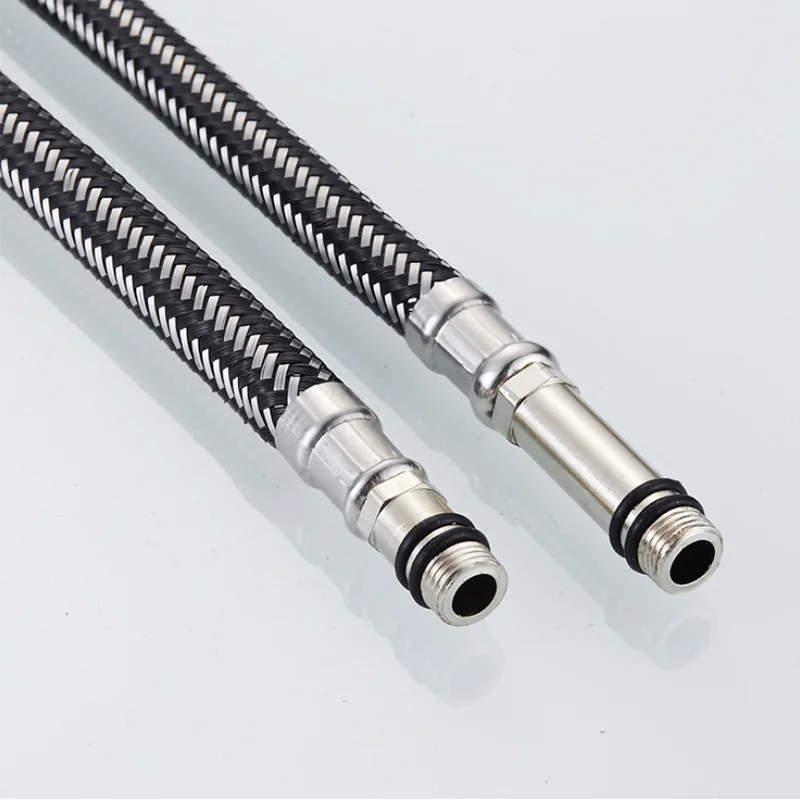 2Pcs/Set Kitchen Sink Tap Hose Nylon Stainless Steel Wire Lengthened Long Soft Connection Fittings Faucet Hot and Cold Hoses
2Pcs/Set Kitchen Sink Tap Hose Nylon Stainless Steel Wire Lengthened Long Soft Connection Fittings Faucet Hot and Cold Hoses