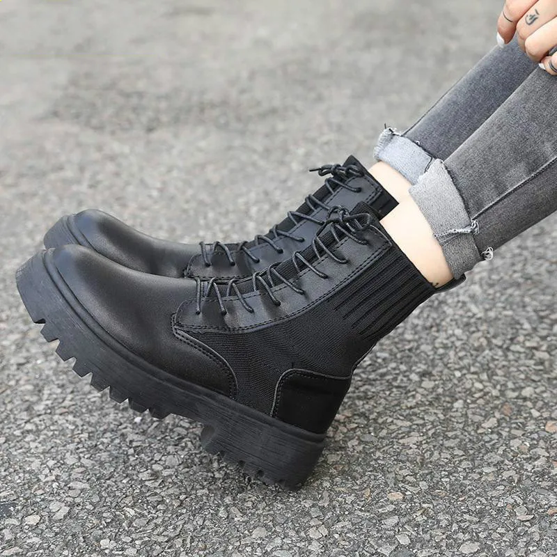 Women's Shoes Fashion Round Toe Lace-up Leather Boots Women's Shoes All-match British Style Winter 2021 New Flat Boots
Women's Shoes Fashion Round Toe Lace-up Leather Boots Women's Shoes All-match British Style Winter 2021 New Flat Boots