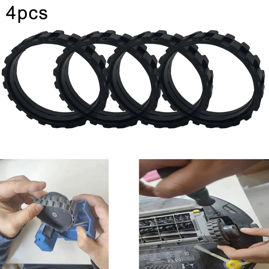 4X Tires For IROBOT ROOMBA 500,600,700,800,900 Series Anti Slip Wheel Parts Vacuum Cleaner Spare Parts Accessories
4X Tires For IROBOT ROOMBA 500,600,700,800,900 Series Anti Slip Wheel Parts Vacuum Cleaner Spare Parts Accessories