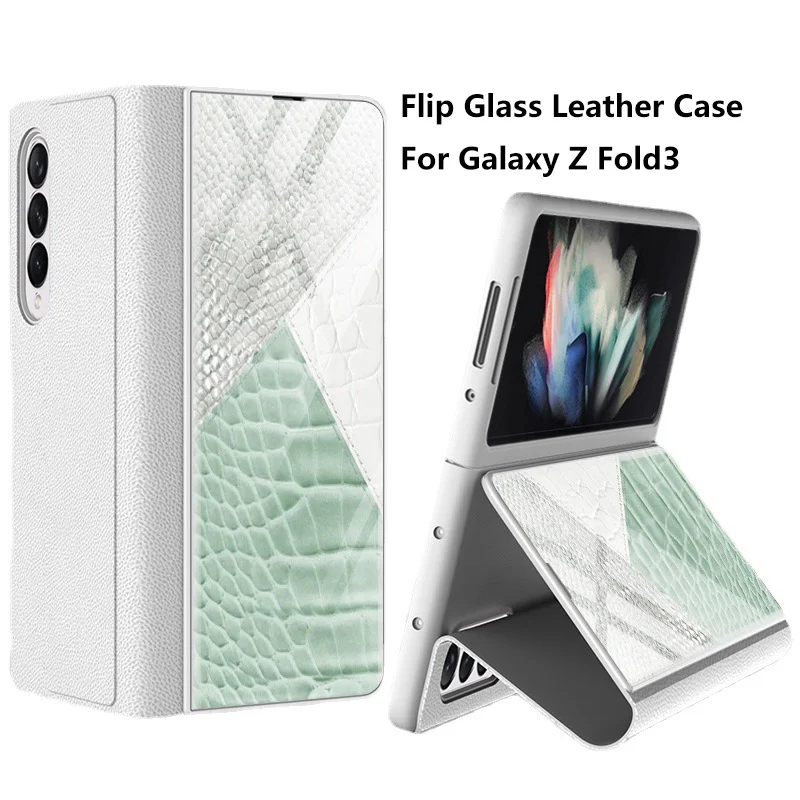 Простой кожаный стеклянный складной чехол-подставка для Samsung Galaxy Z Fold 3 5G чехол для телефона роскошный новый ультратонкий противоударный защ...
Простой кожаный стеклянный складной чехол-подставка для Samsung Galaxy Z Fold 3 5G чехол для телефона роскошный новый ультратонкий противоударный защ...