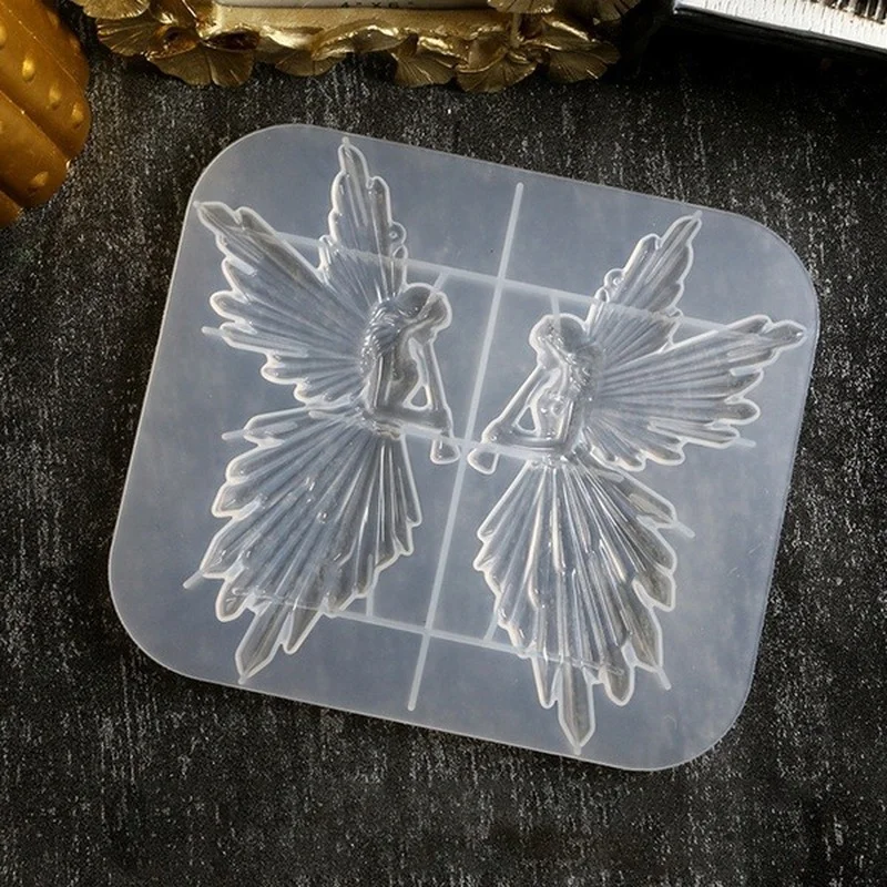 Girl Flute Angel Crystal Epoxy Mould Mirror Shiny Silicone Mould DIY Crafts Decoration Jewelry Casting Tool
Girl Flute Angel Crystal Epoxy Mould Mirror Shiny Silicone Mould DIY Crafts Decoration Jewelry Casting Tool