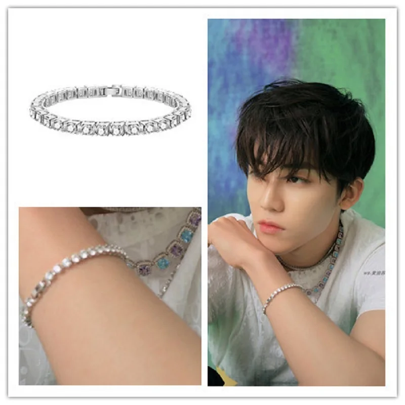 KPOP DREAM Huang Renjun Luo Lumin Kaican The Same Diamond Bracelet Men's Decorative Jewelry New Korea Group Thank You Card
KPOP DREAM Huang Renjun Luo Lumin Kaican The Same Diamond Bracelet Men's Decorative Jewelry New Korea Group Thank You Card