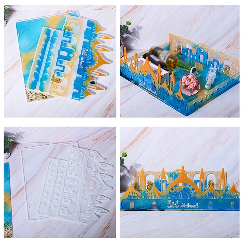 Силиконовая смола форма мусульманская ИД мубара лоток форма 
Силиконовая смола форма мусульманская ИД мубара лоток форма