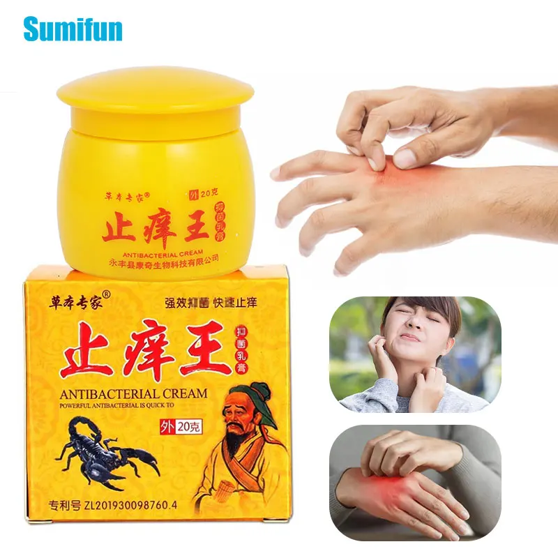 1Pc 20g Anti-Itch Antibacterial Cream Mosquito Bite Itching Repair Dermatitis Beriberi Eczema Swelling Relief Herbal Ointment
1Pc 20g Anti-Itch Antibacterial Cream Mosquito Bite Itching Repair Dermatitis Beriberi Eczema Swelling Relief Herbal Ointment