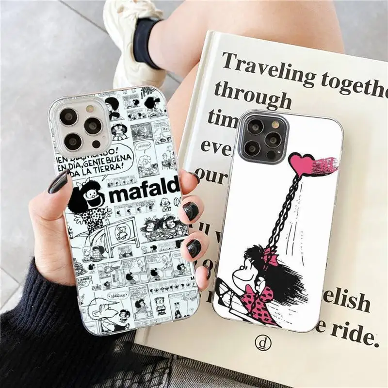 HOT Mafalda Phone Case For iPhone 12 Mini 11 Pro XS Max X XR 7 8 Plus phone case
HOT Mafalda Phone Case For iPhone 12 Mini 11 Pro XS Max X XR 7 8 Plus phone case