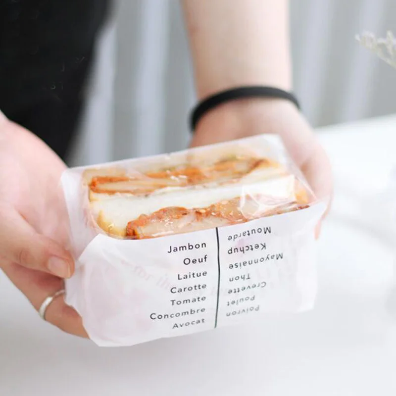 Plastic Food Packaging Bag Sandwiches Bread Candy Cake Packaging Breakfast Takeaway Wrapping Supplies
Plastic Food Packaging Bag Sandwiches Bread Candy Cake Packaging Breakfast Takeaway Wrapping Supplies