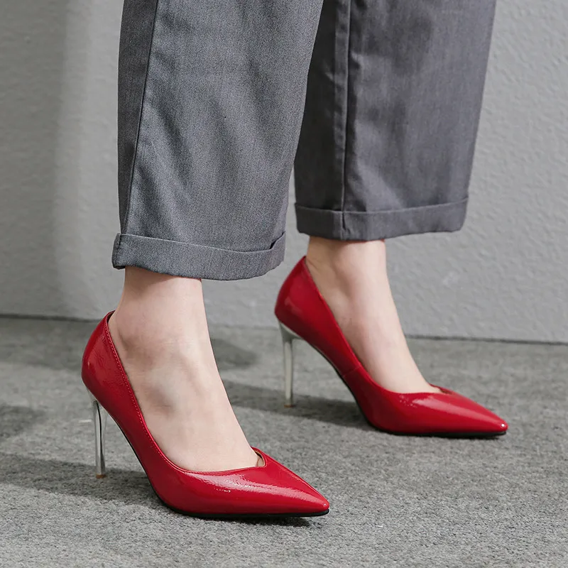 MEMUNIA 2020 new arrival 9cm thin high heels ladies single shoes pointed toe elegant party wedding shoes women pumps red
MEMUNIA 2020 new arrival 9cm thin high heels ladies single shoes pointed toe elegant party wedding shoes women pumps red
