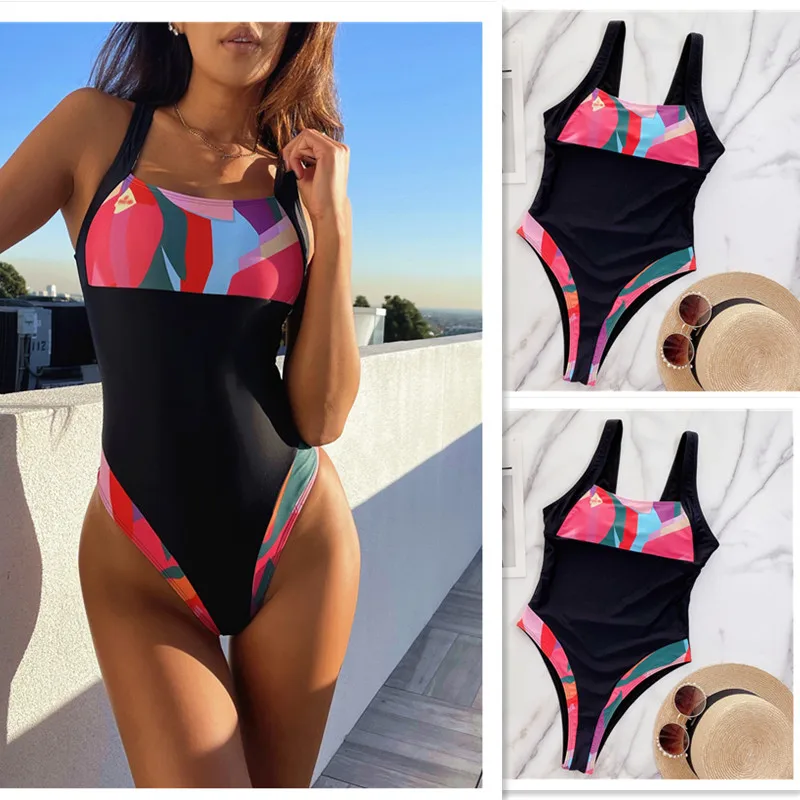Patchwork Print Swimwear Women One Piece Vintage High Waist Bikini Halter Beach Cover Up Women's Summer Suits Tankini Push Up
Patchwork Print Swimwear Women One Piece Vintage High Waist Bikini Halter Beach Cover Up Women's Summer Suits Tankini Push Up