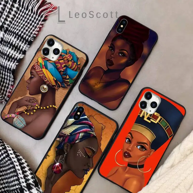 art african black girl melanin Phone Case for iPhone 11 12 pro XS MAX 8 7 6 6S Plus X 5S SE 2020 XR Soft silicone
art african black girl melanin Phone Case for iPhone 11 12 pro XS MAX 8 7 6 6S Plus X 5S SE 2020 XR Soft silicone