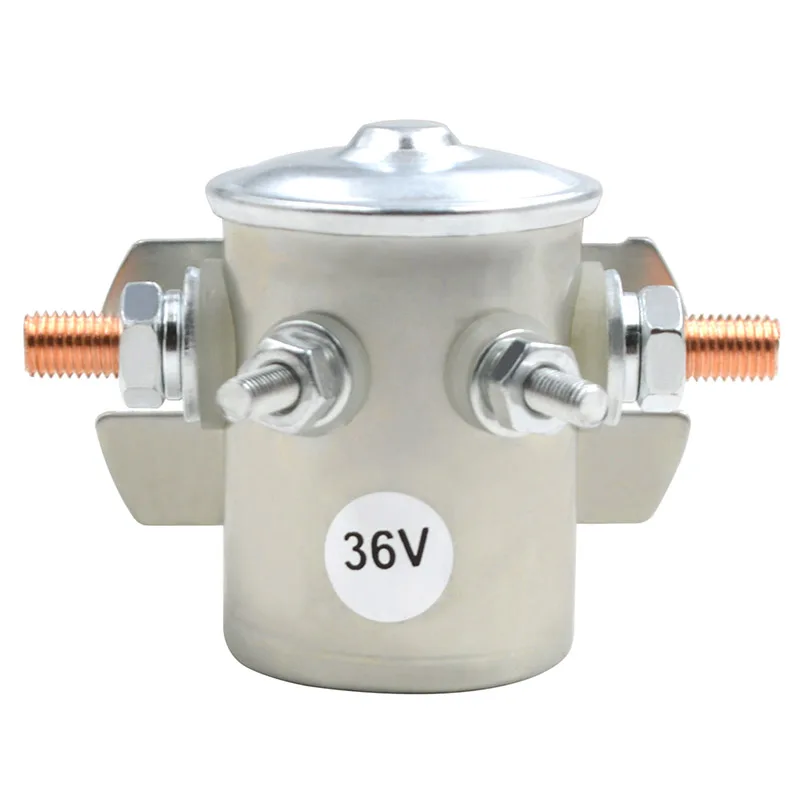36V RELAY SWITCH Golf Cart for All 1986-current E-Z-GO 36 Volt Electric Vehicles Gas Marathon models with 2 or 4-Cycle Engines
36V RELAY SWITCH Golf Cart for All 1986-current E-Z-GO 36 Volt Electric Vehicles Gas Marathon models with 2 or 4-Cycle Engines