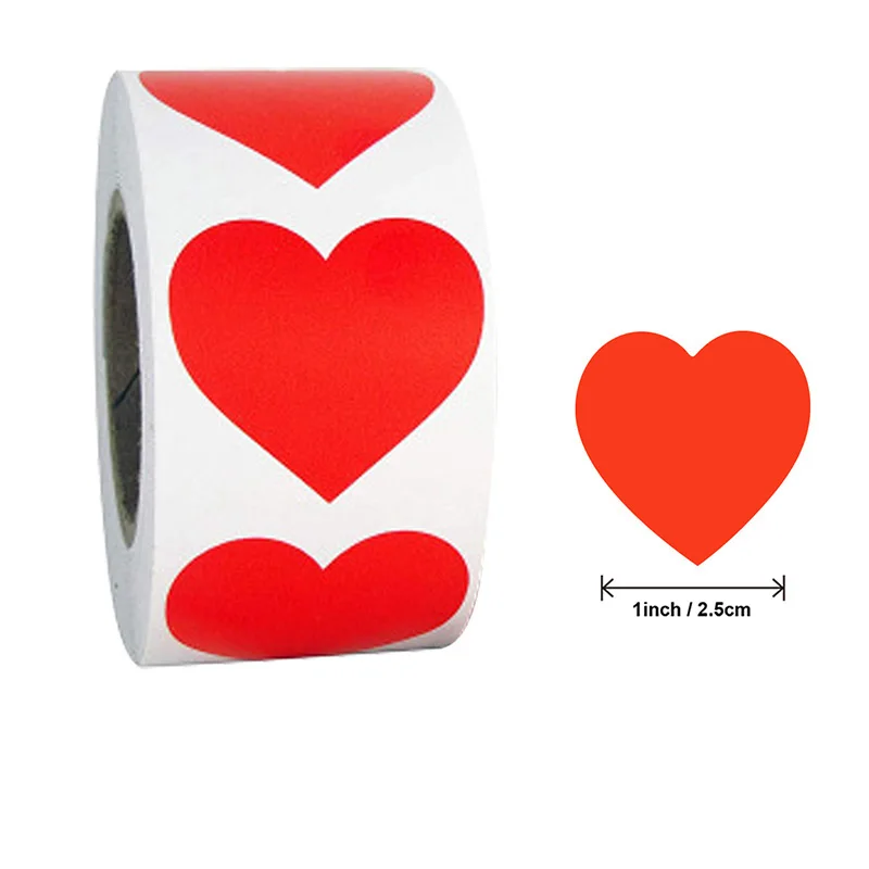 1inch Heart Shape Stickers Sealing Labels for Gift Package Wedding Decoration Thank You Stationery Scrapbooking Craft Sticker
1inch Heart Shape Stickers Sealing Labels for Gift Package Wedding Decoration Thank You Stationery Scrapbooking Craft Sticker