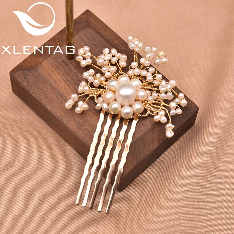 Xlentag Handmade Pure Natural Freshwater Pearl Branch Shape Hair Comb Women Wedding Party Gift Exquisite Fashion Jewelry GH0050
Xlentag Handmade Pure Natural Freshwater Pearl Branch Shape Hair Comb Women Wedding Party Gift Exquisite Fashion Jewelry GH0050