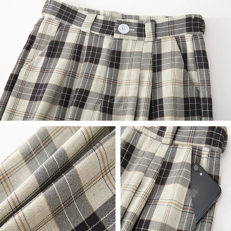 Y2k Pants Baggy Summer Fashion Clothing For Women High Waist Plaid Trousers Straight Leg Bottoms Casual Wear Ladies Streetwear
Y2k Pants Baggy Summer Fashion Clothing For Women High Waist Plaid Trousers Straight Leg Bottoms Casual Wear Ladies Streetwear