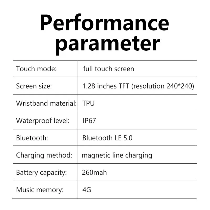 T7 Smart Watch Men 4G Memory Music Bluetooth Call Smartwatch Full Touch Recording Fitness Bracelet For IOS Android
T7 Smart Watch Men 4G Memory Music Bluetooth Call Smartwatch Full Touch Recording Fitness Bracelet For IOS Android