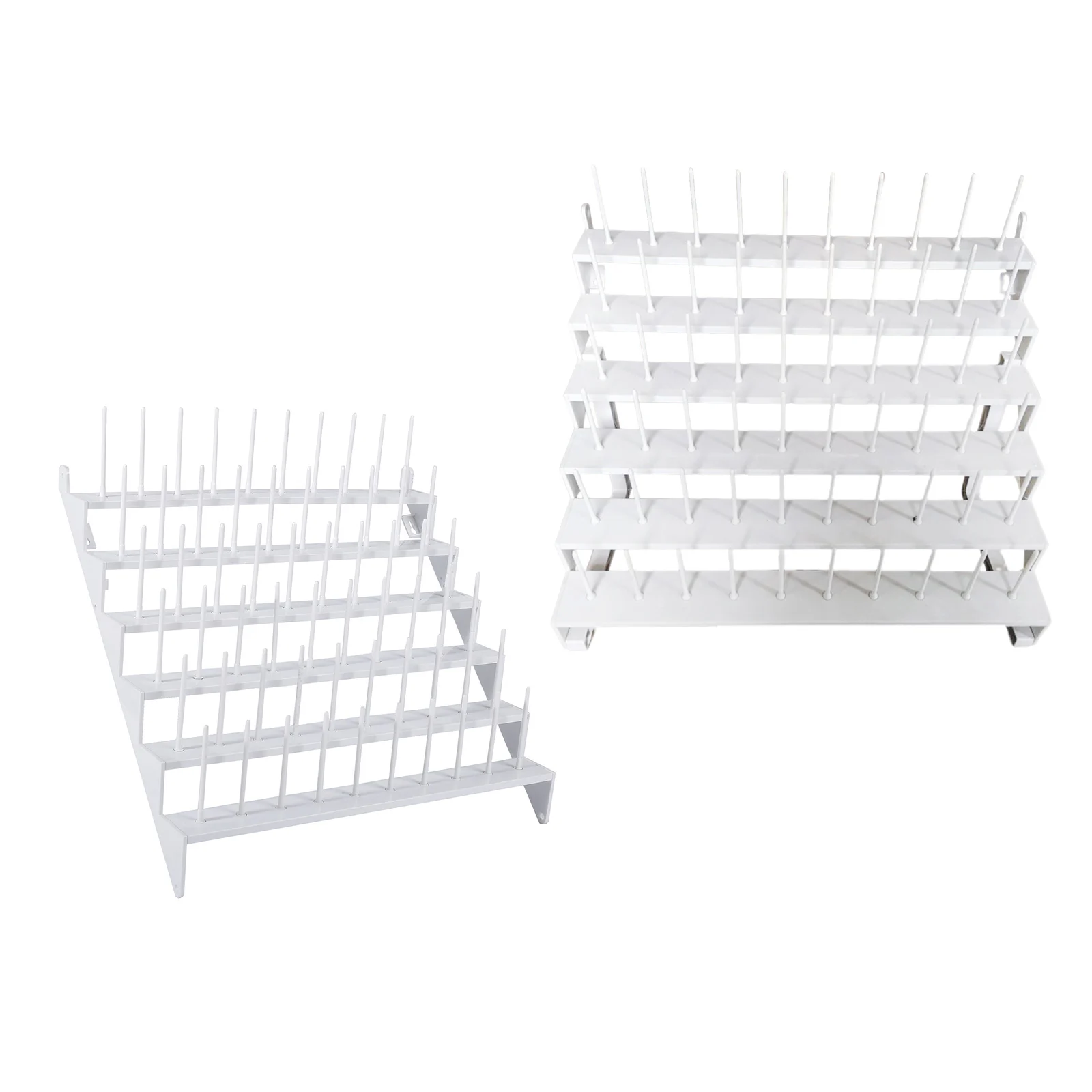 60-Spool Thread Holder Rack Sewing Organizer Plastic Embroidery Thread Holder for Sewing, Quilting, Embroidery, Hair Braiding
60-Spool Thread Holder Rack Sewing Organizer Plastic Embroidery Thread Holder for Sewing, Quilting, Embroidery, Hair Braiding
